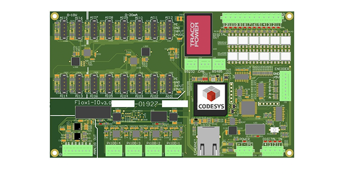 Carte automate FloxIO avec CODESYS embarqué développée par A2V